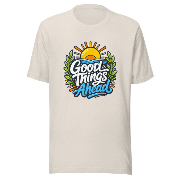 Good Things Ahead Graphic Tee mockup 8 Good Things Ahead Graphic Tee mockup 8