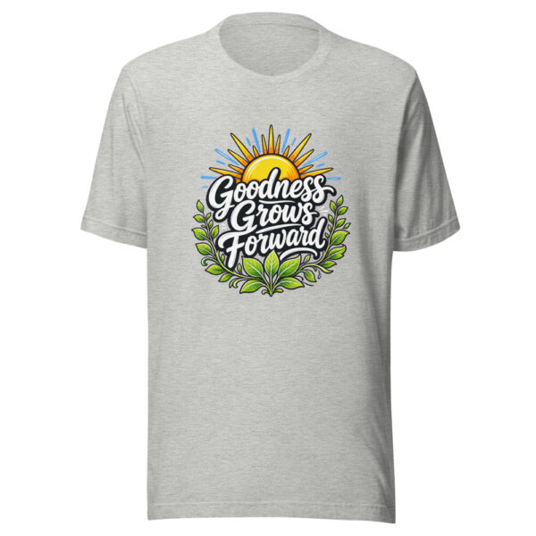 Goodness Grows Forward Graphic Tee mockup 6 Goodness Grows Forward Graphic Tee mockup 6