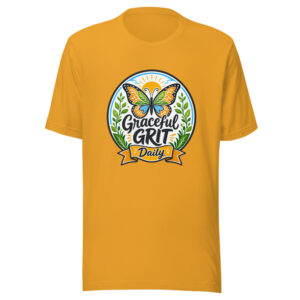 Graceful Grit Daily Graphic Tee mockup 1 Graceful Grit Daily Graphic Tee front view