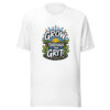 Grow Through The Grit Graphic Tee mockup 3