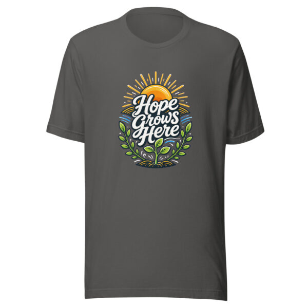 Hope Grows Here Graphic Tee mockup 4