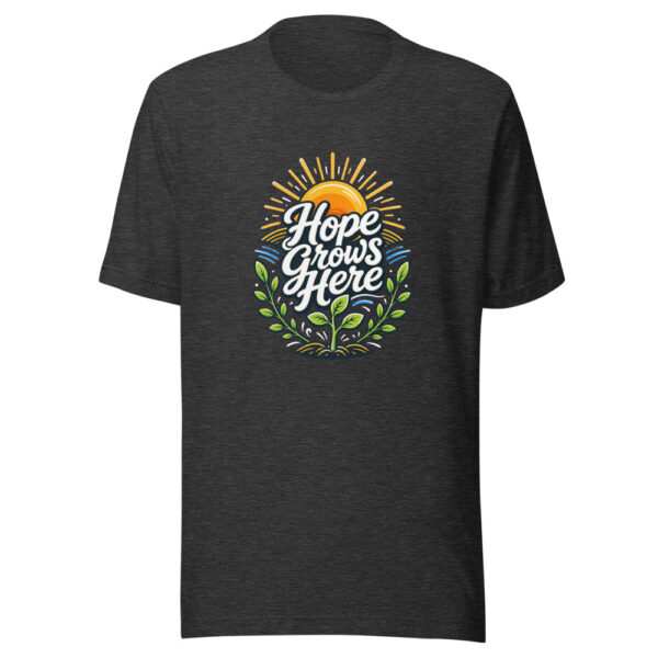 Hope Grows Here Graphic Tee mockup 6