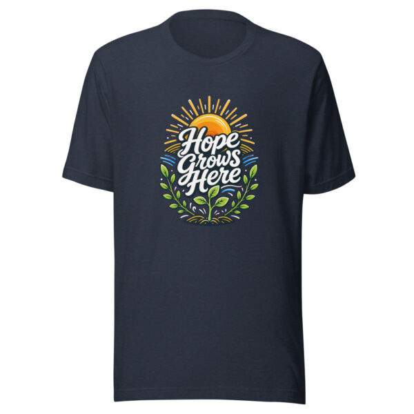 Hope Grows Here Graphic Tee mockup 7