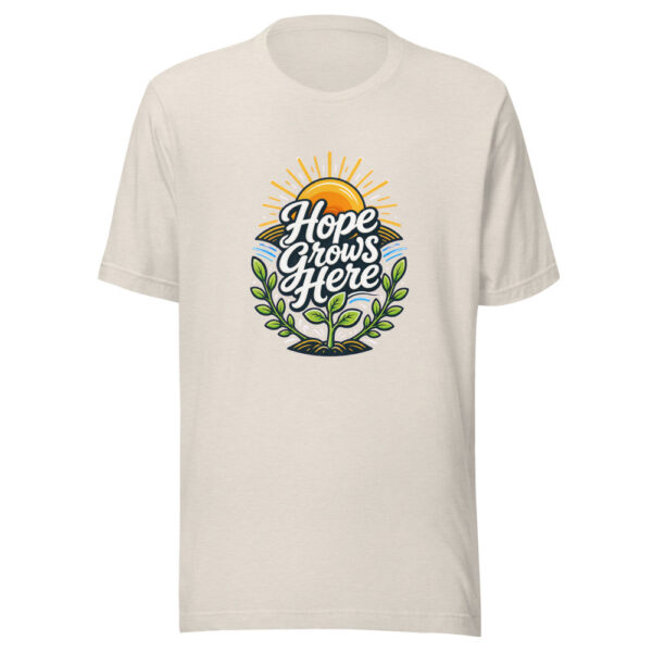 Hope Grows Here Graphic Tee mockup 8