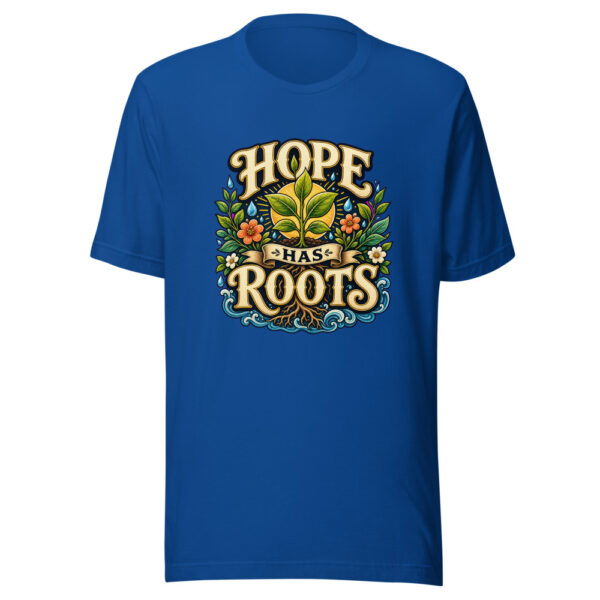 HOPE HAS ROOTS Heartbeat-20260614-inspirationalshirts-codex Graphic Tee mockup 1 HOPE HAS ROOTS Heartbeat-20260614-inspirationalshirts-codex Graphic Tee front view
