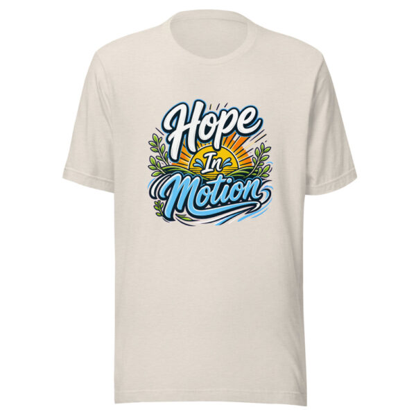 Hope In Motion Graphic Tee mockup 8
