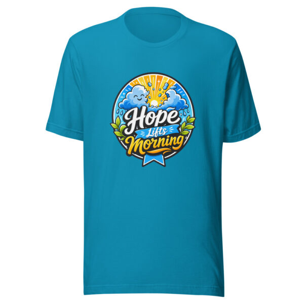 Hope Lifts Morning Graphic Tee mockup 2 Hope Lifts Morning Graphic Tee mockup 2