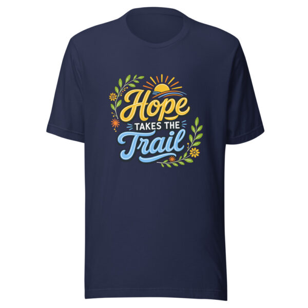 Hope Takes The Trail Graphic Tee mockup 2 Hope Takes The Trail Graphic Tee mockup 2