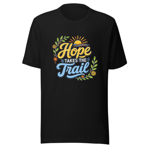 Hope Takes The Trail Graphic Tee mockup 2