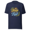 Hope Takes The Trail Graphic Tee mockup 3