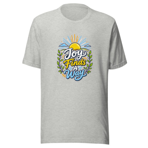 Joy Finds A Way Graphic Tee mockup 1 Joy Finds A Way Graphic Tee front view