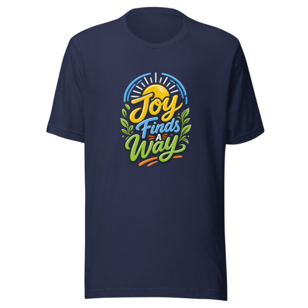 Joy Finds A Way Graphic Tee mockup 1 Joy Finds A Way Graphic Tee front view