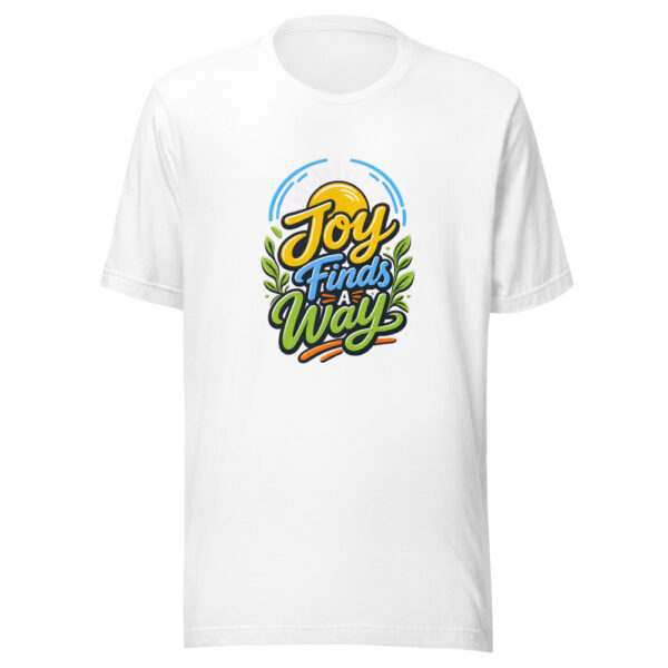 Joy Finds A Way Graphic Tee mockup 3 Joy Finds A Way Graphic Tee mockup 3