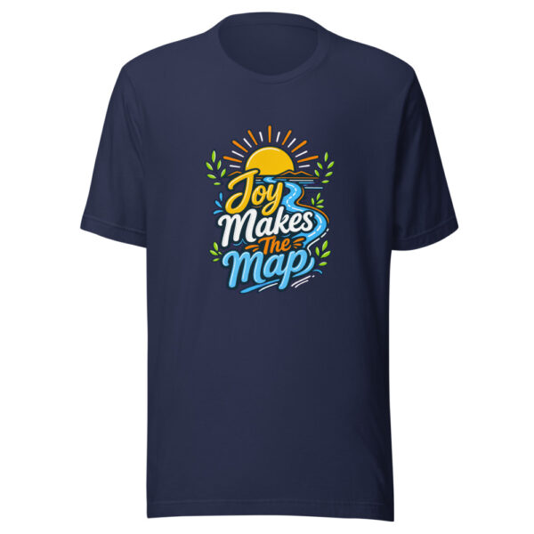 Joy Makes The Map Graphic Tee mockup 4 Joy Makes The Map Graphic Tee mockup 4