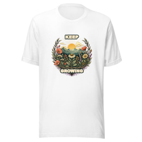 KEEP GROWING Heartbeat-20260614-inspirationalshirts-codex Graphic Tee mockup 8