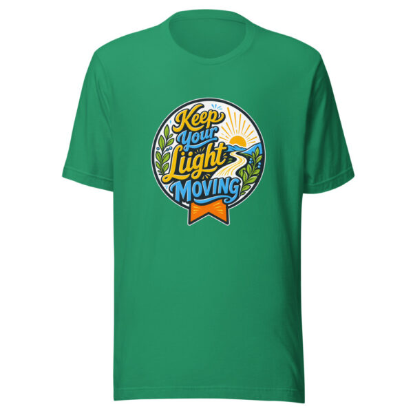 Keep Your Light Moving Graphic Tee mockup 5 Keep Your Light Moving Graphic Tee mockup 5
