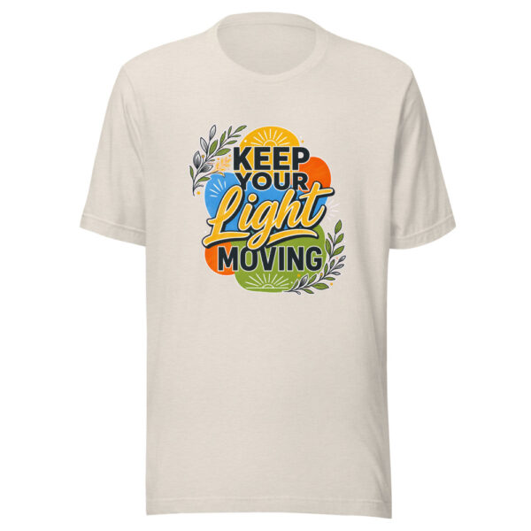 Keep Your Light Moving Graphic Tee mockup 8 Keep Your Light Moving Graphic Tee mockup 8