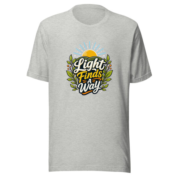 Light Finds A Way Graphic Tee mockup 1 Light Finds A Way Graphic Tee front view