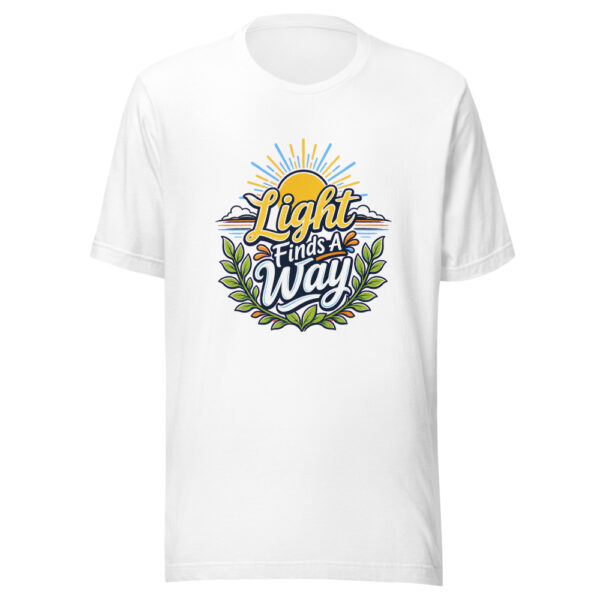 Light Finds A Way Graphic Tee mockup 3 Light Finds A Way Graphic Tee mockup 3