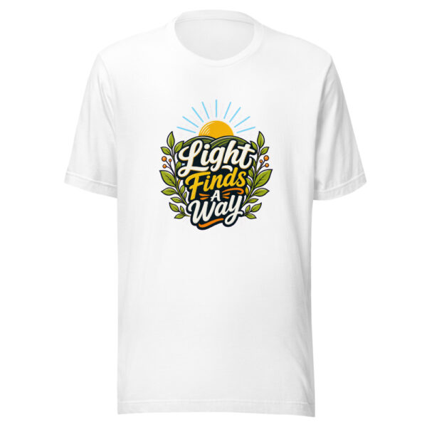 Light Finds A Way Graphic Tee mockup 3 Light Finds A Way Graphic Tee mockup 3