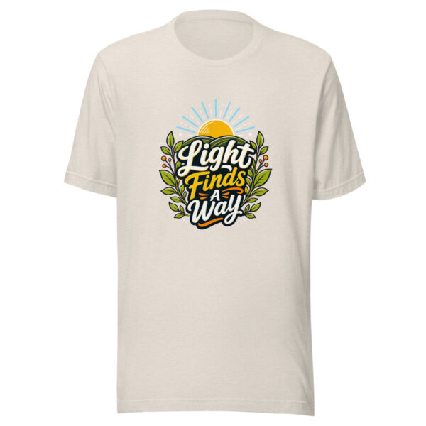 Light Finds A Way Graphic Tee mockup 8 Light Finds A Way Graphic Tee mockup 8