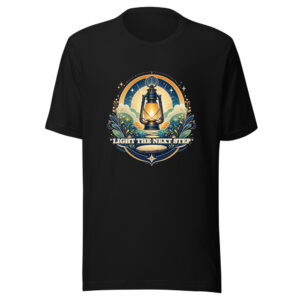 LIGHT THE NEXT STEP Heartbeat-20260614-inspirationalshirts-codex Graphic Tee mockup 1 LIGHT THE NEXT STEP Heartbeat-20260614-inspirationalshirts-codex Graphic Tee front view