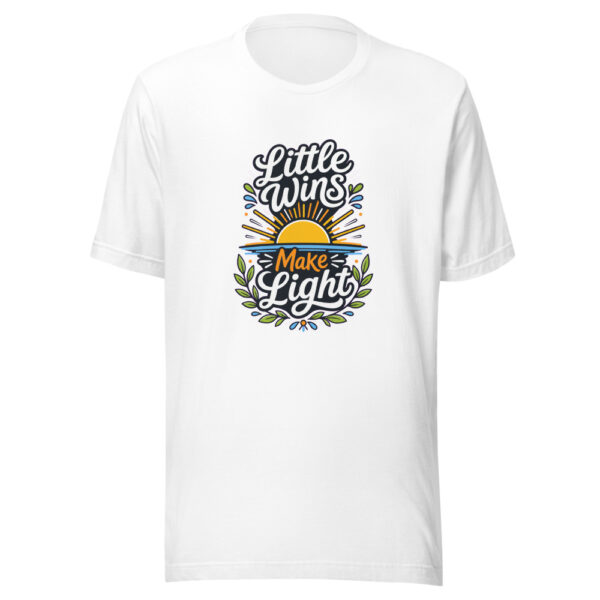 Little Wins Make Light Graphic Tee mockup 3 Little Wins Make Light Graphic Tee mockup 3