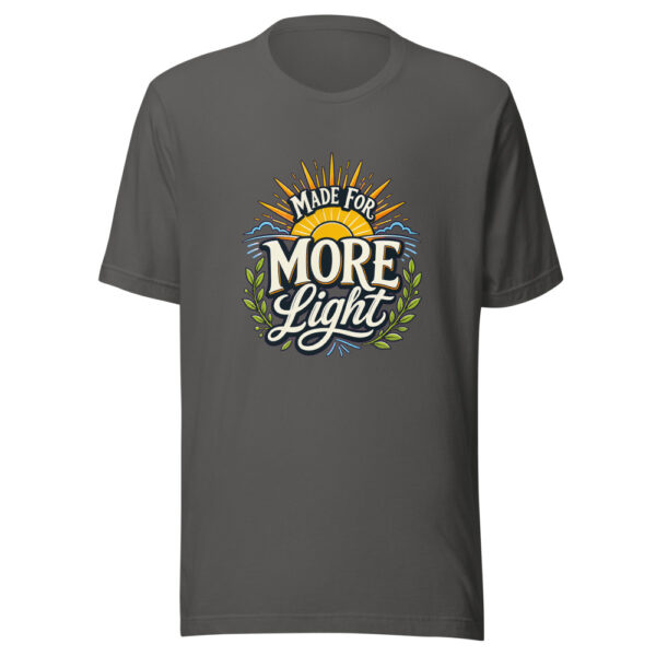 Made For More Light Graphic Tee mockup 1 Made For More Light Graphic Tee front view