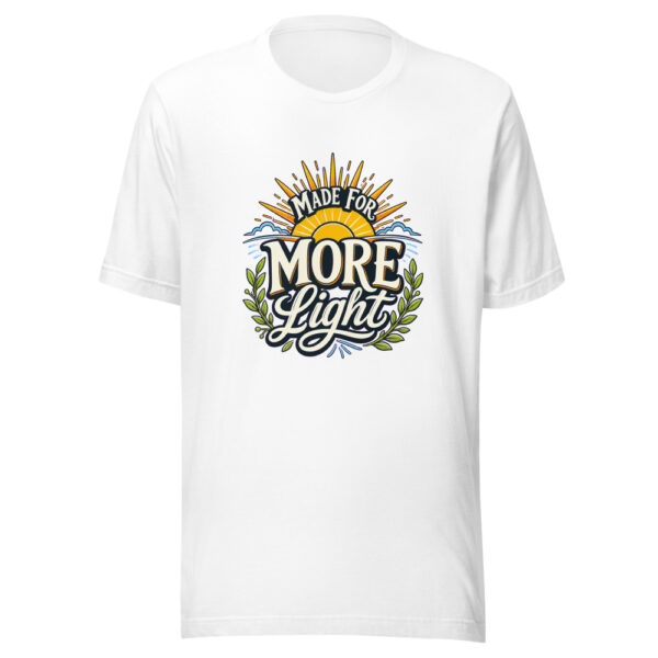 Made For More Light Graphic Tee mockup 3 Made For More Light Graphic Tee mockup 3