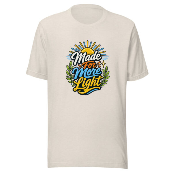 Made For More Light Graphic Tee mockup 8 Made For More Light Graphic Tee mockup 8