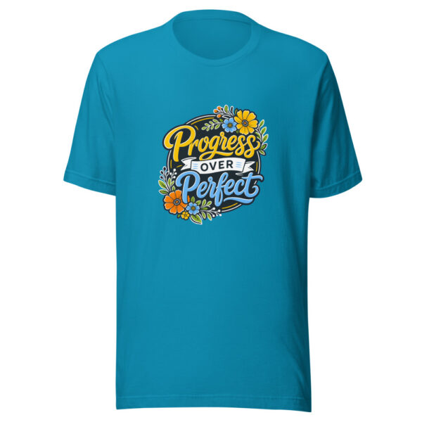 Progress Over Perfect Graphic Tee mockup 2 Progress Over Perfect Graphic Tee mockup 2