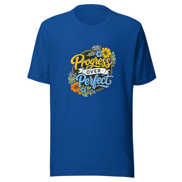 Progress Over Perfect Graphic Tee mockup 3 Progress Over Perfect Graphic Tee mockup 3