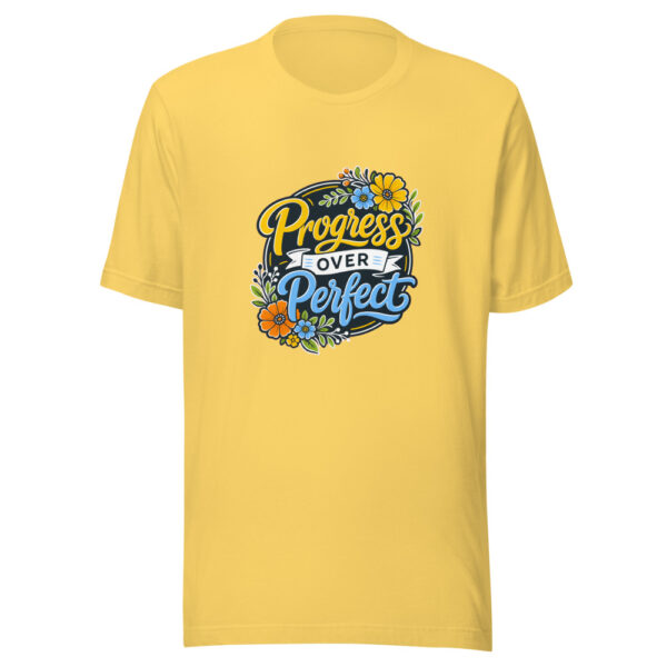 Progress Over Perfect Graphic Tee mockup 4 Progress Over Perfect Graphic Tee mockup 4
