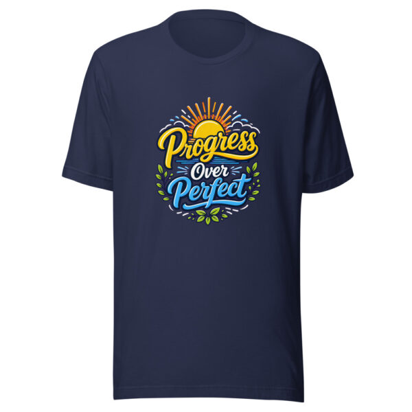 Progress Over Perfect Graphic Tee mockup 4 Progress Over Perfect Graphic Tee mockup 4