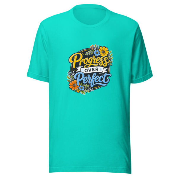 Progress Over Perfect Graphic Tee mockup 6 Progress Over Perfect Graphic Tee mockup 6