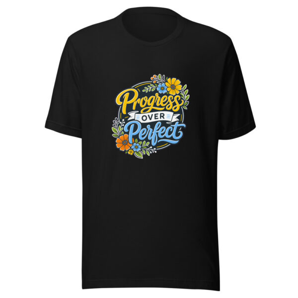 Progress Over Perfect Graphic Tee mockup 7 Progress Over Perfect Graphic Tee mockup 7