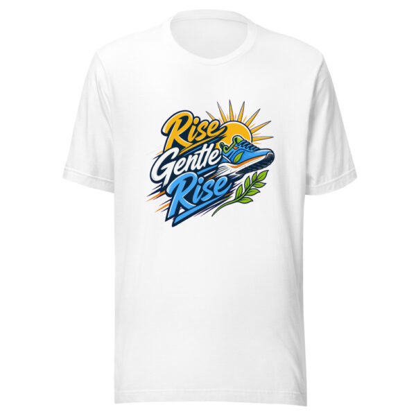 Rise Gentle Rise Graphic Tee mockup 3 Rise Gentle Rise Graphic Tee mockup 3