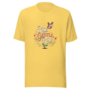 Rise Gentle Rise Heartbeat-20260614-inspirationalshirts-codex Graphic Tee front view