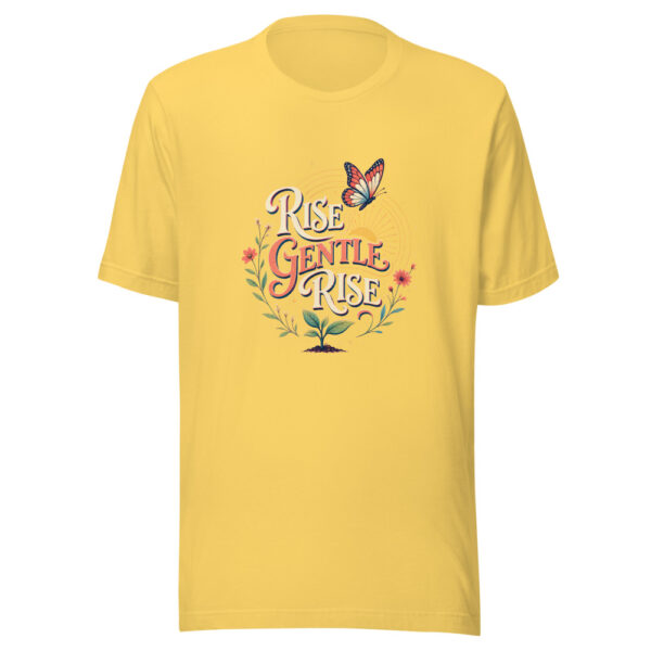 Rise Gentle Rise Heartbeat-20260614-inspirationalshirts-codex Graphic Tee mockup 1 Rise Gentle Rise Heartbeat-20260614-inspirationalshirts-codex Graphic Tee front view