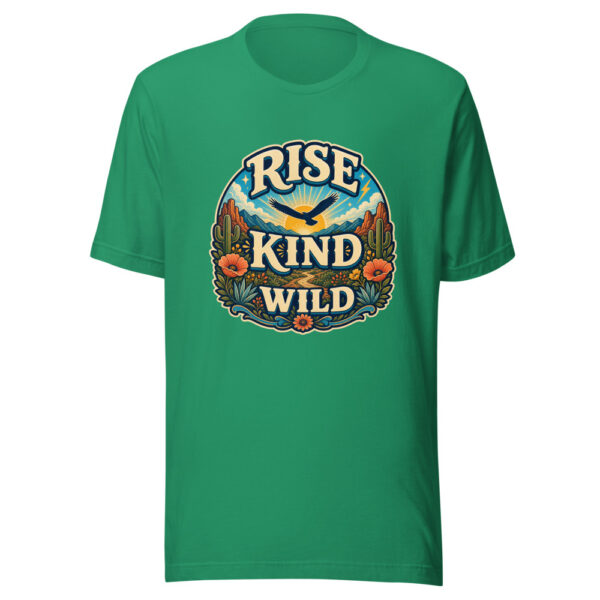 RISE KIND WILD Heartbeat-20260624-codex-fallback Graphic Tee mockup 2