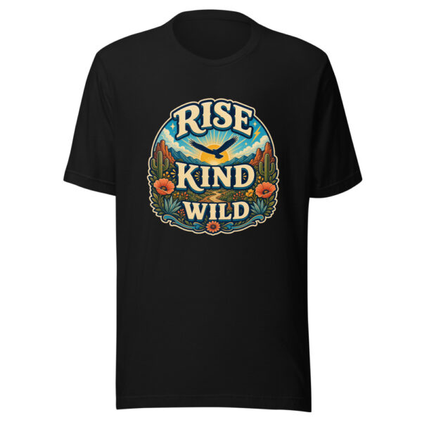 RISE KIND WILD Heartbeat-20260624-codex-fallback Graphic Tee mockup 3