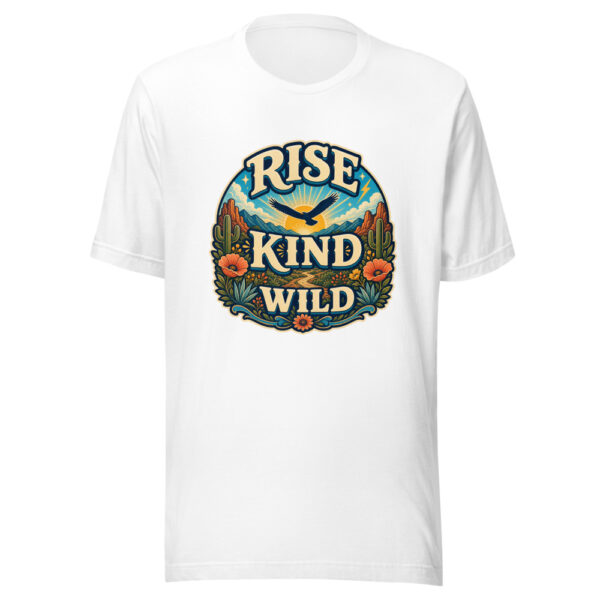 RISE KIND WILD Heartbeat-20260624-codex-fallback Graphic Tee mockup 4