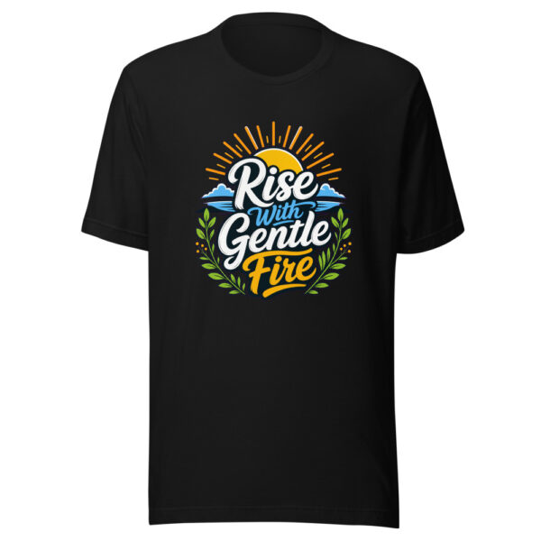 rise-with-gentle-fire-evergreen-shirt-design-manual-rise-with-gentle-fir-mockup-1 Rise With Gentle Fire Graphic Tee