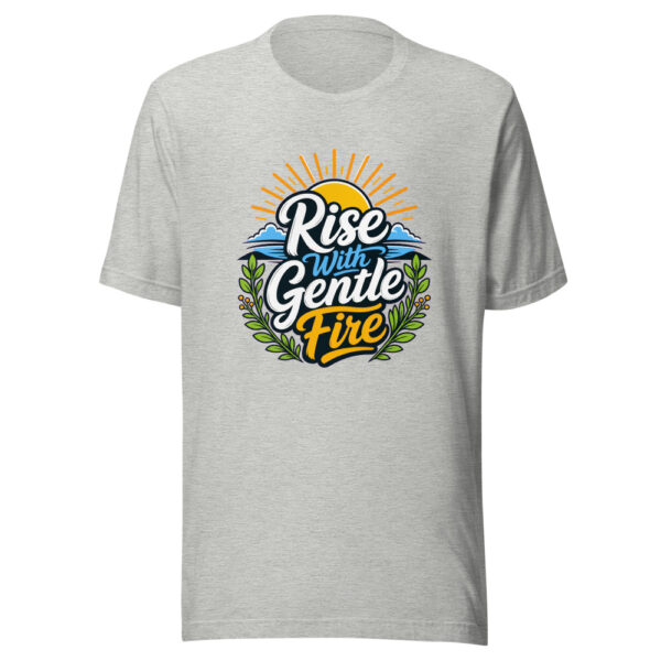 Rise With Gentle Fire Graphic Tee mockup 5 Rise With Gentle Fire Graphic Tee mockup 5