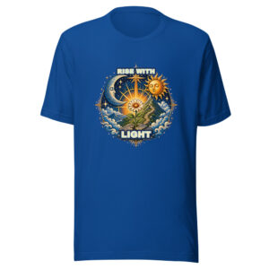 RISE WITH LIGHT Heartbeat-20260614-inspirationalshirts-codex Graphic Tee front view