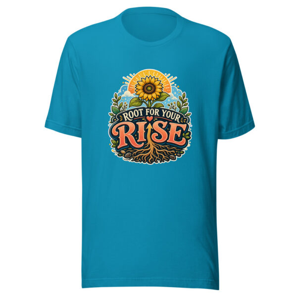 Root For Your Rise Heartbeat-20260613-manual-codex Graphic Tee mockup 1 Root For Your Rise Heartbeat-20260613-manual-codex Graphic Tee front view