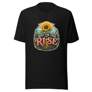 Root For Your Rise Heartbeat-20260613-manual-codex Graphic Tee front view