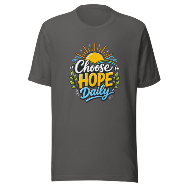 Choose Hope Daily evergreen shirt design