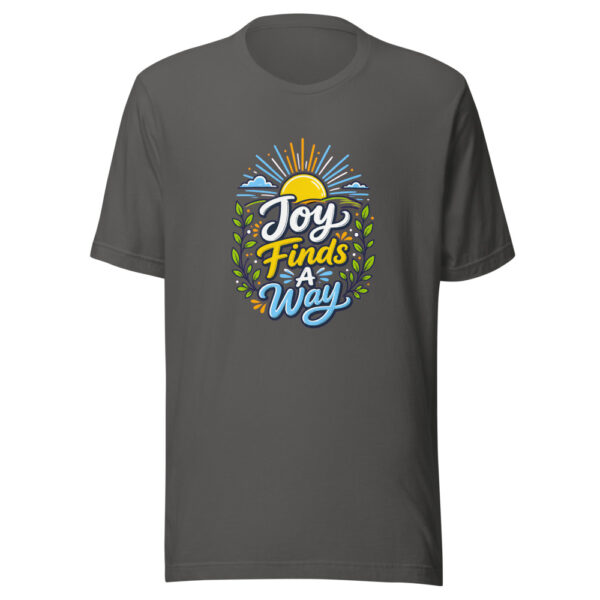 Joy Finds A Way evergreen shirt design