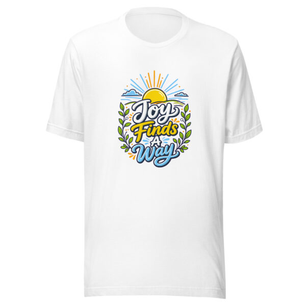Joy Finds A Way evergreen shirt design